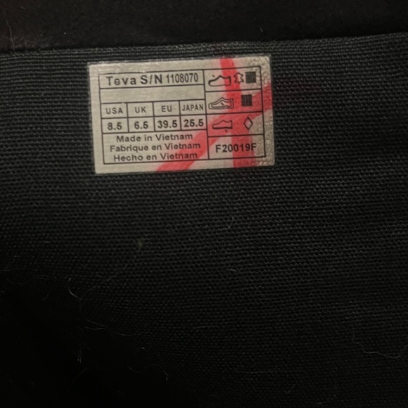 Teva Tall Black Ellery Boots 8.5 - Picture 4 of 5